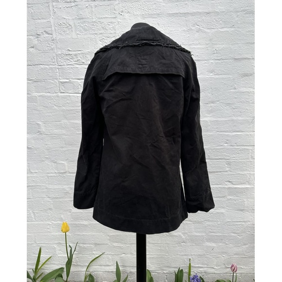Black Diesel Canvas Coat - Picture 2 of 7
